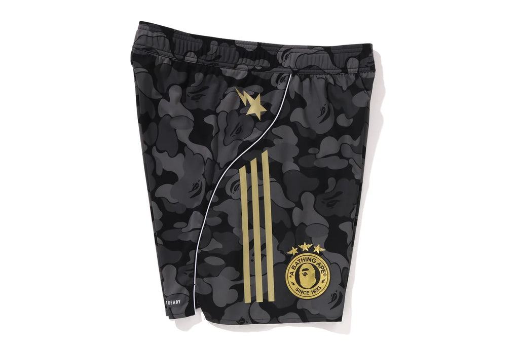 ADIDAS X BAPE FOOTBALL SHORTS