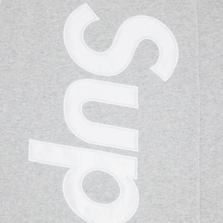 SUPREME SATIN APPLIQUE SWEATPANTS GREY