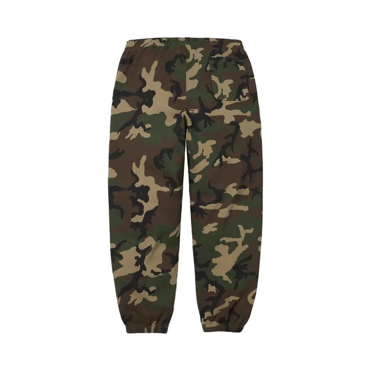 SUPREME SATIN APPLIQUE SWEATPANTS CAMO