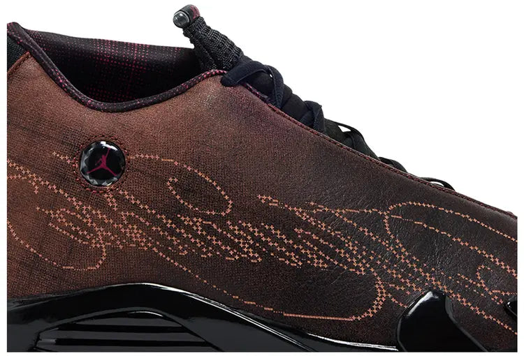 JORDAN 14 X MOWALOLA BURNT RED