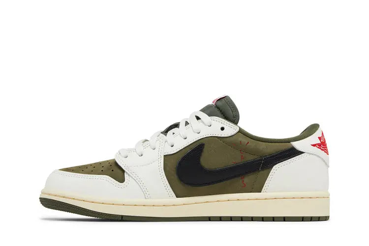 NIKE AIR JORDAN 1 LOW OG X TRAVIS SCOTT MEDIUM OLIVE