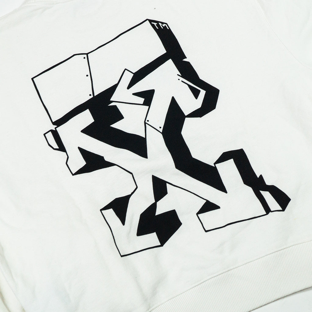 OFF-WHITE CONSTRUCTION CREWNECK