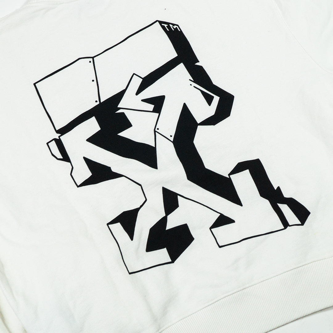 OFF-WHITE CONSTRUCTION CREWNECK