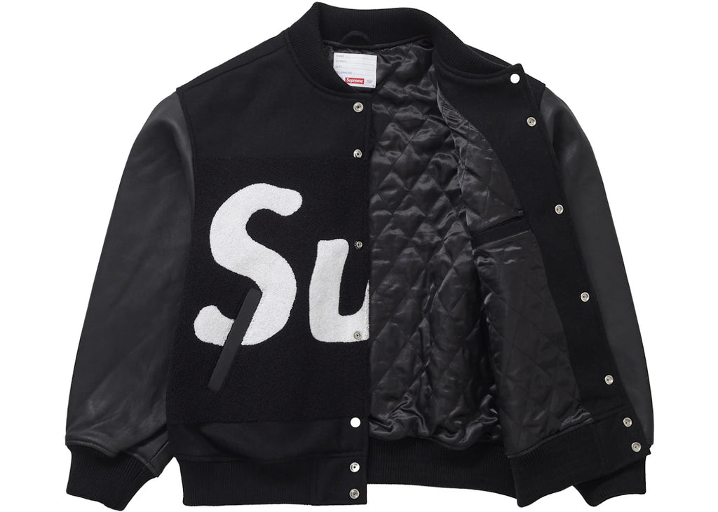 SUPREME BIG LOGO CHENILLE VARSITY JACKET