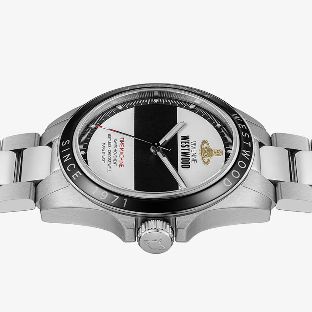 VIVIENNE WESTWOOD BLACKWALL SILVER WATCH