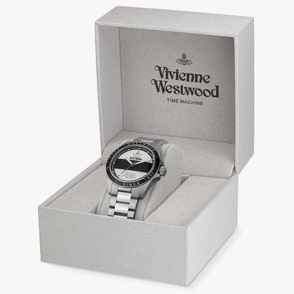 VIVIENNE WESTWOOD BLACKWALL SILVER WATCH
