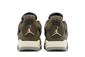 NIKE AIR JORDAN 4 MEDIUM OLIVE GS