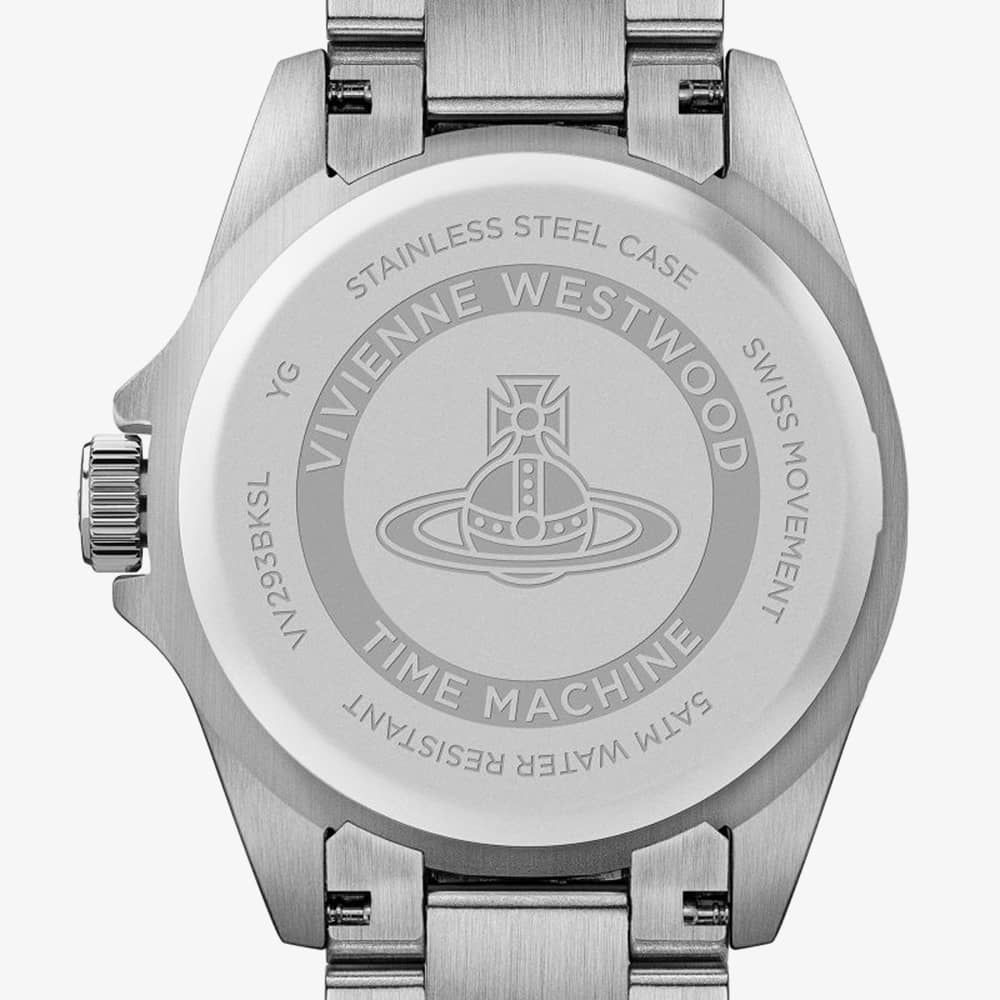 VIVIENNE WESTWOOD BLACKWALL SILVER WATCH