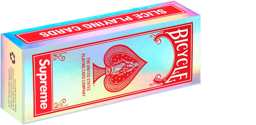 SUPREME X BICYCLE MINI HOLOGRAPHIC SLICE CARDS