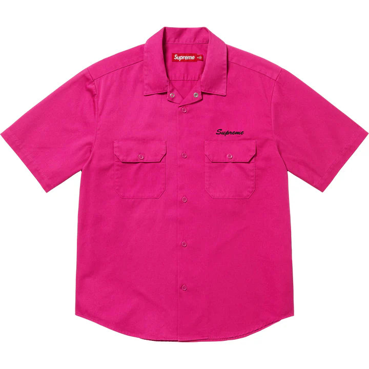 SUPREME RHINESTONE PIN UP S/S SHIRT