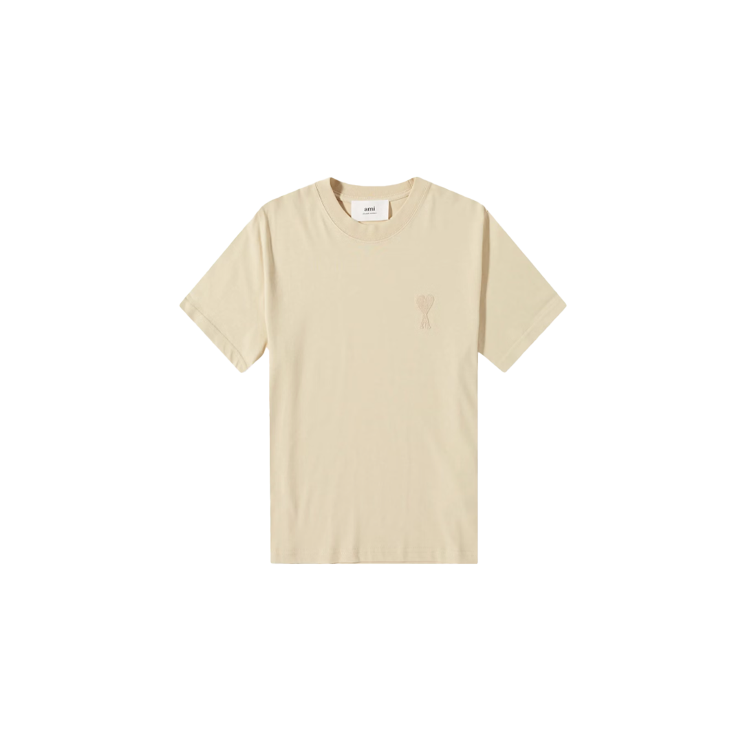 AMI PARIS TONAL TEE VANILLA