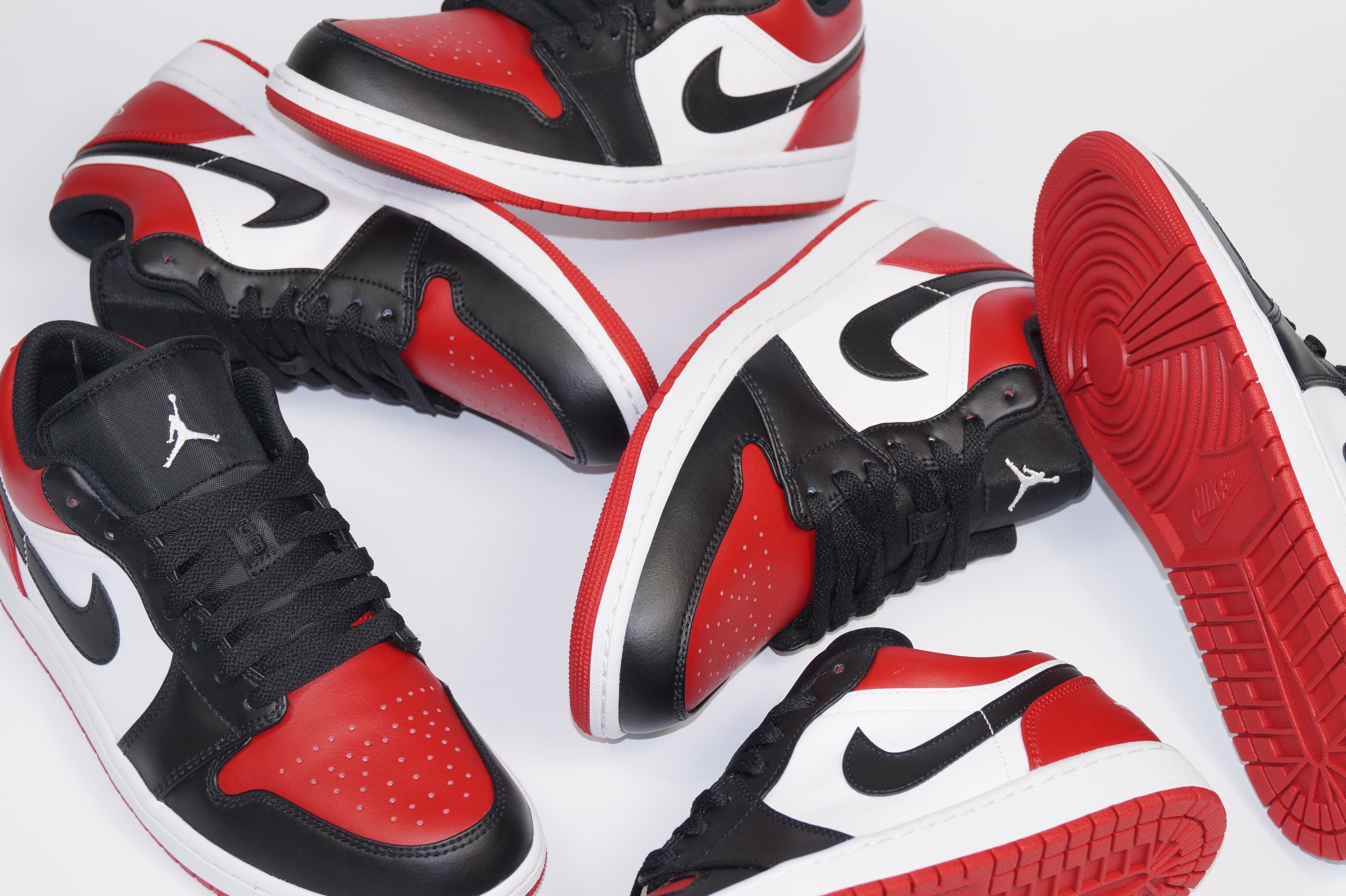 NIKE AIR JORDAN 1 LOW "BRED TOE"