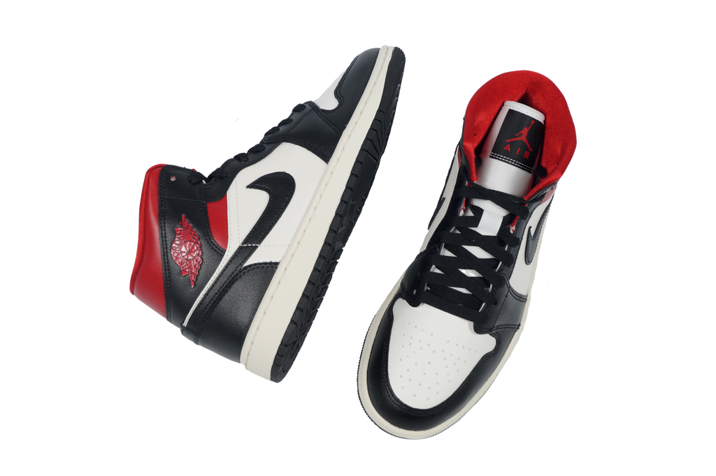 NIKE AIR JORDAN 1 MID "GYM RED PANDA"