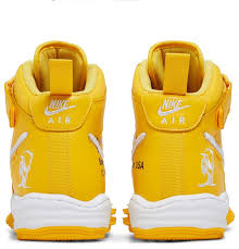 NIKE AIR FORCE 1 MID X OFF-WHITE YELLOW