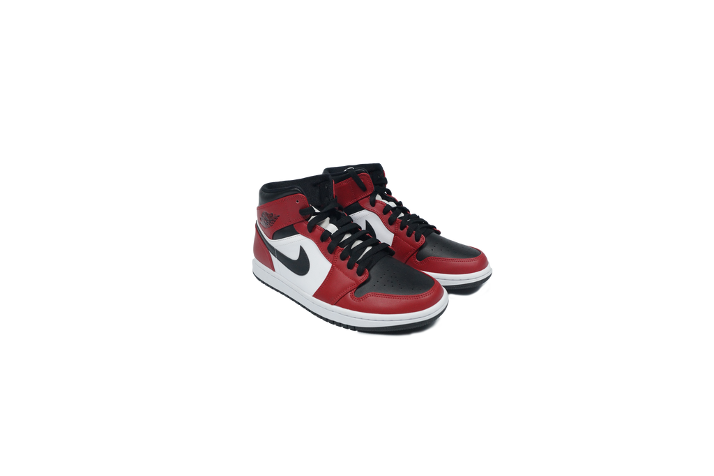 NIKE AIR JORDAN 1 MID "CHICAGO BLACK TOE"