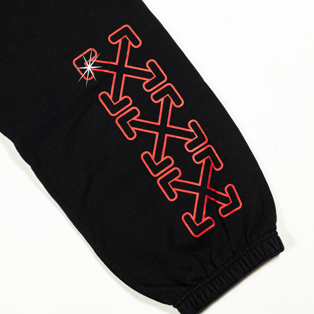 OFF-WHITE STARRED ARROW SWEATPANTS