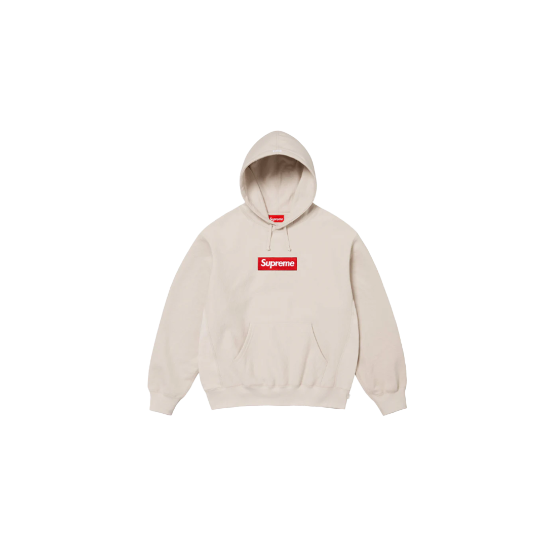 SUPREME BOX LOGO HOODIE STONE