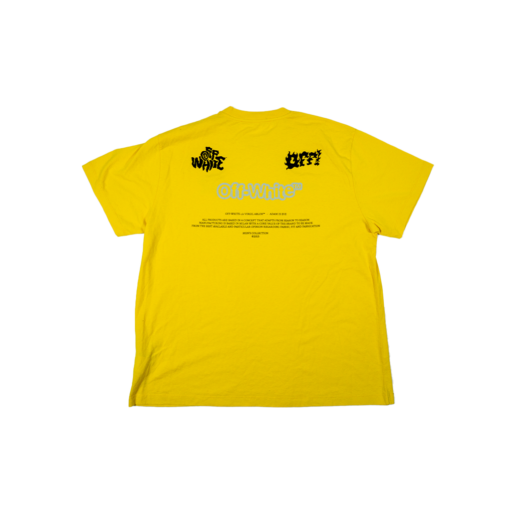 OFF-WHITE OVERSIZED ADAM IS EVE TEE