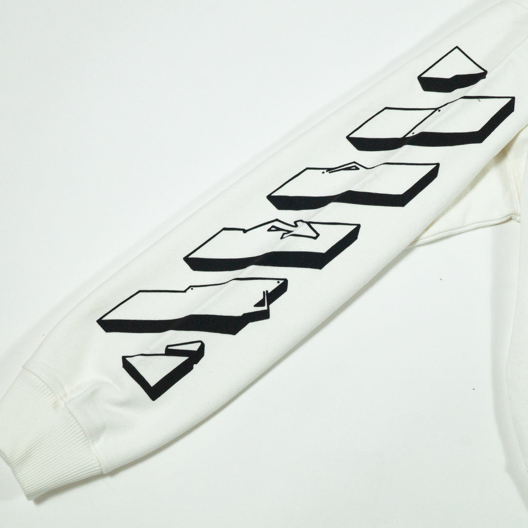 OFF-WHITE CONSTRUCTION CREWNECK