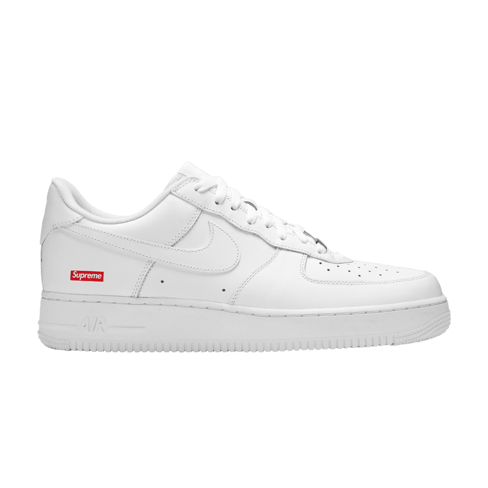 NIKE AIR FORCE 1 X SUPREME WHITE