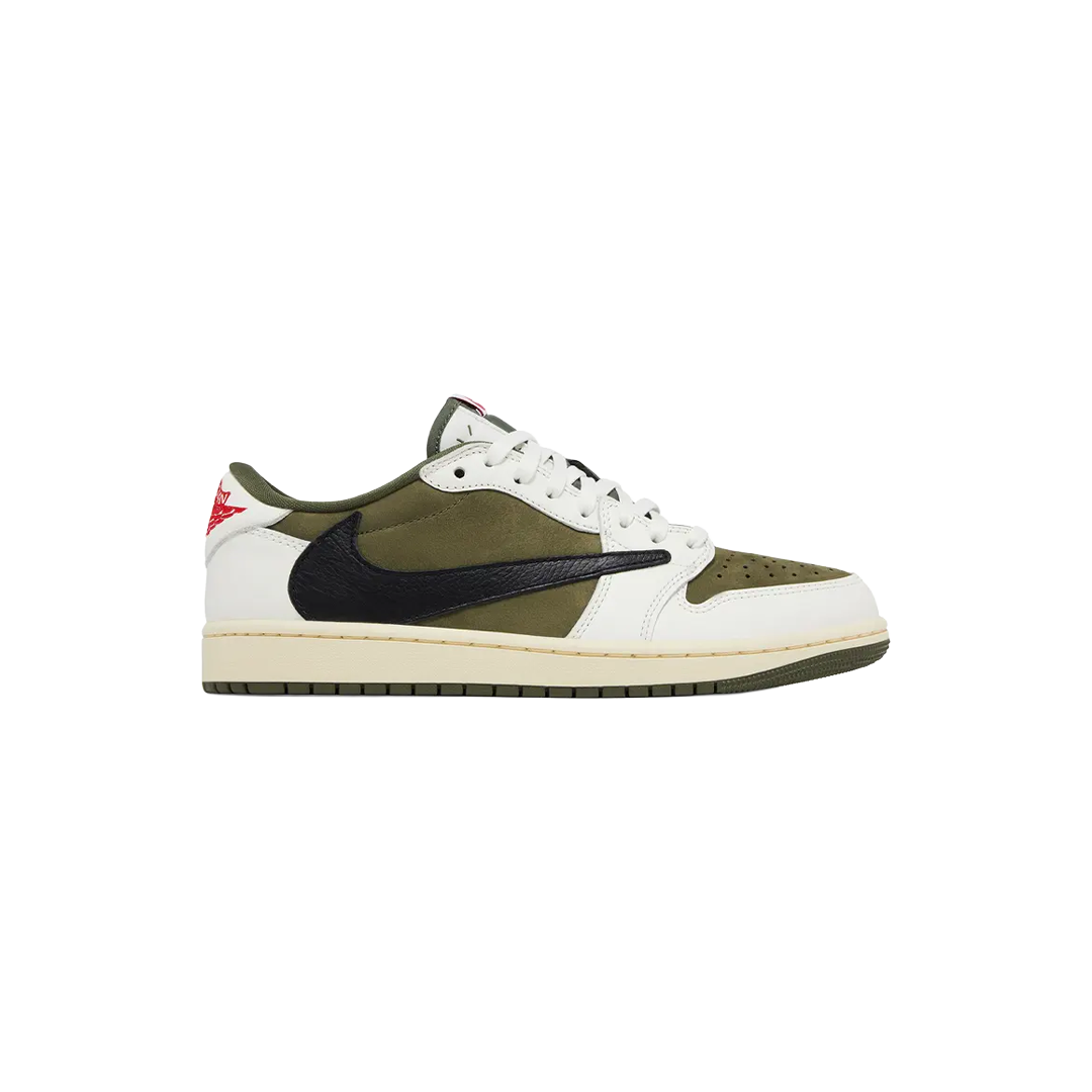 NIKE AIR JORDAN 1 LOW OG X TRAVIS SCOTT MEDIUM OLIVE