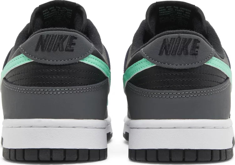 NIKE DUNK LOW BLACK GREEN GLOW