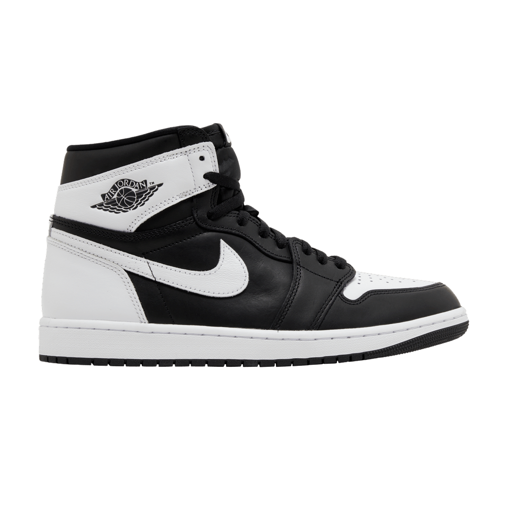 NIKE AIR JORDAN 1 HIGH BLACK / WHITE
