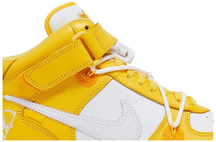 NIKE AIR FORCE 1 MID X OFF-WHITE YELLOW