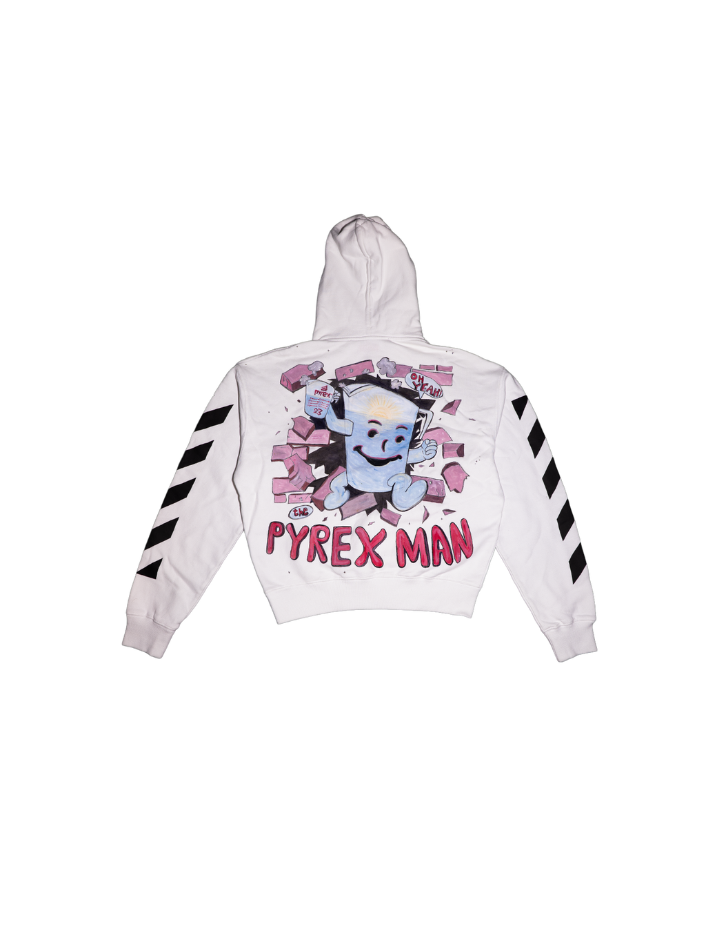 OFF-WHITE CUSTOM HOODIE BY ETHEREAL REGALIA X 23STOR3