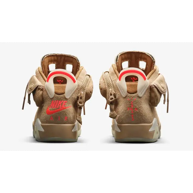 NIKE AIR JORDAN 6 X TRAVIS SCOTT "BRITISH KHAKI