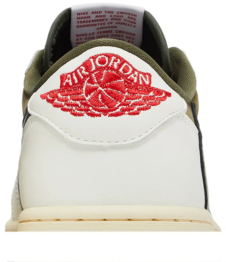 NIKE AIR JORDAN 1 LOW OG X TRAVIS SCOTT MEDIUM OLIVE