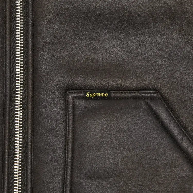 SUPREME REVERSIBLE FAUX SHERALING WORK VEST