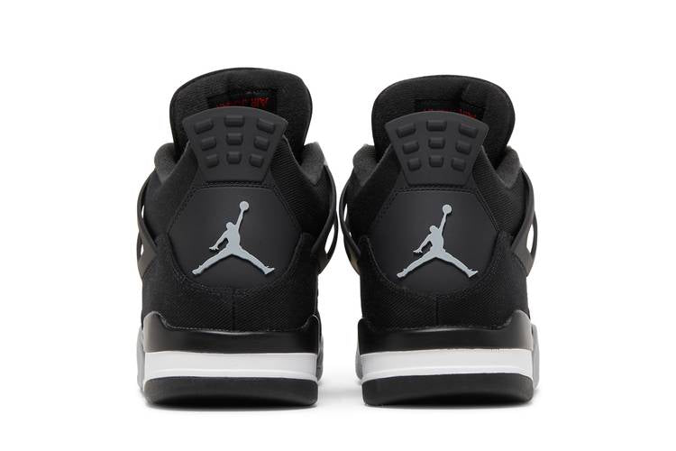NIKE AIR JORDAN 4 BLACK CANVAS