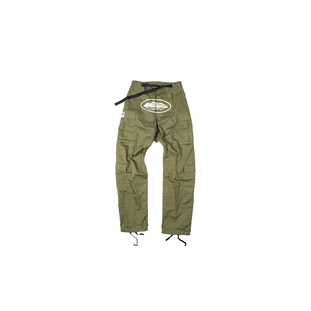 CORTEIZ GUERILLAZ KHAKI GREEN CARGOS