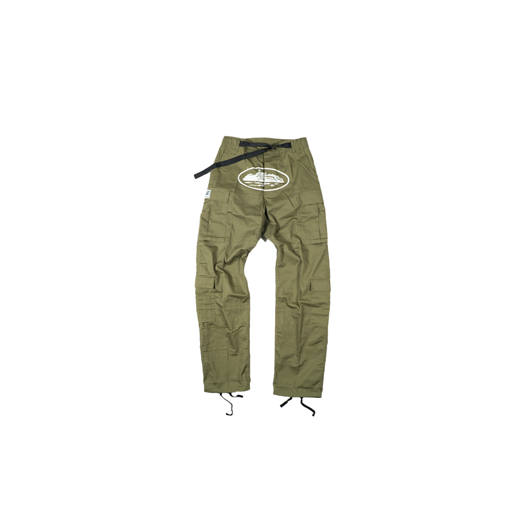 CORTEIZ GUERILLAZ KHAKI GREEN CARGOS