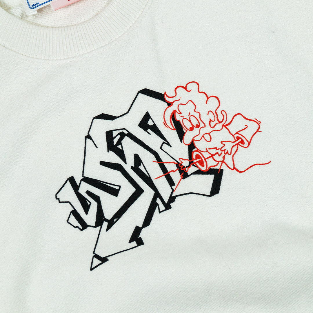 OFF-WHITE CONSTRUCTION CREWNECK