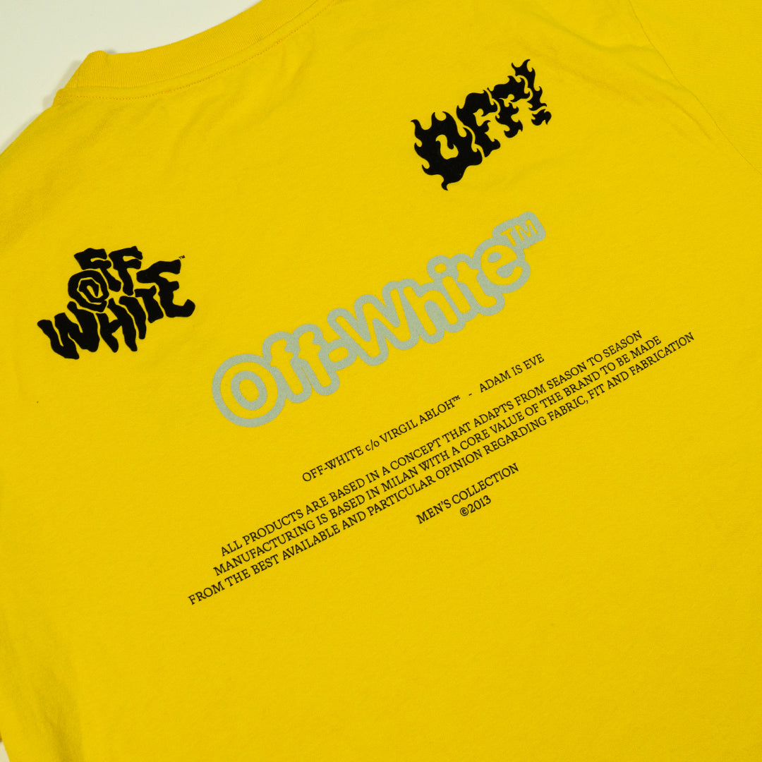 OFF-WHITE OVERSIZED ADAM IS EVE TEE