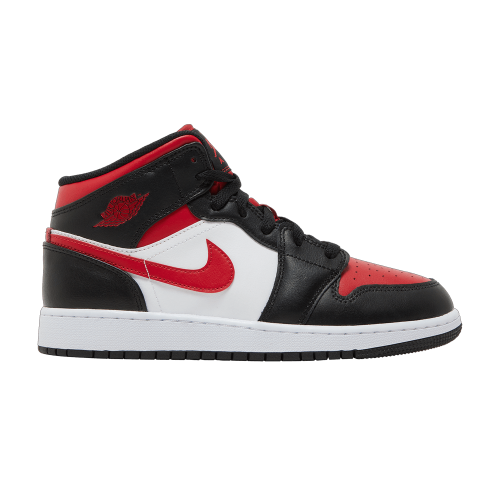 NIKE AIR JORDAN 1 MID FIRE RED GS