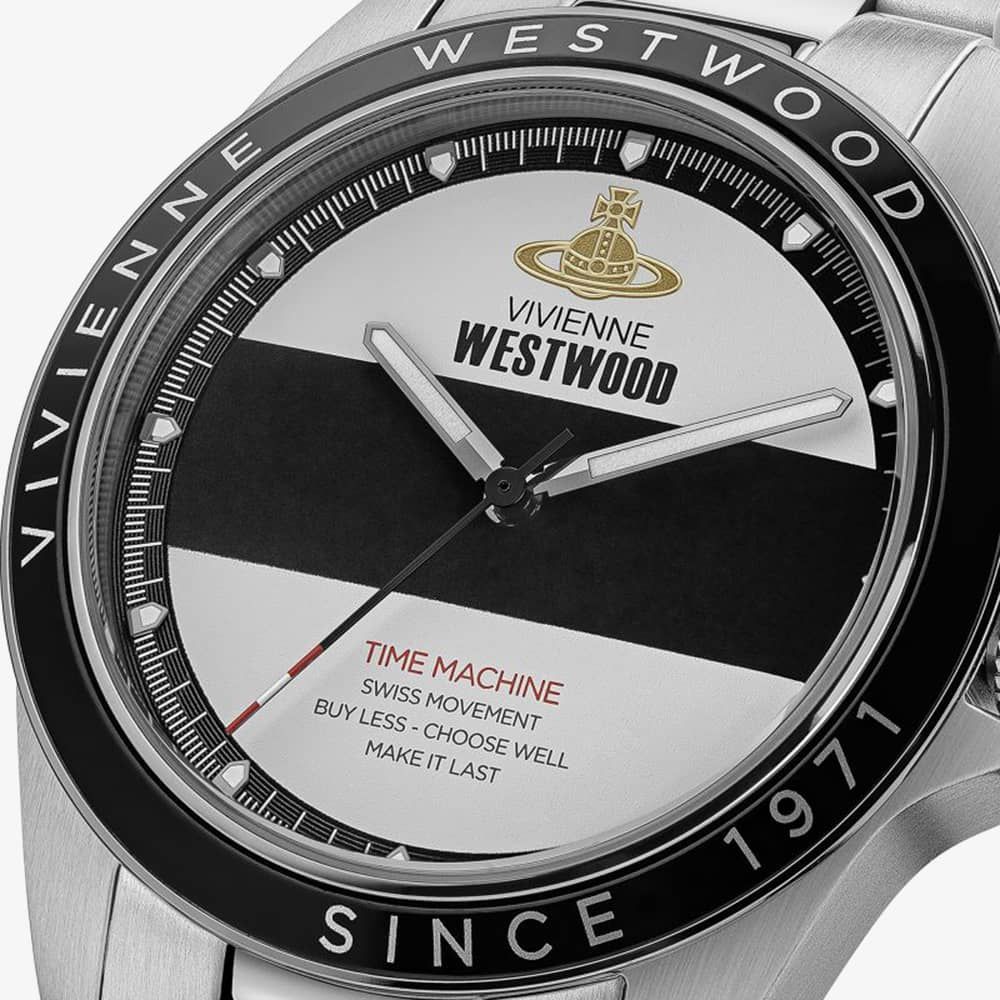 VIVIENNE WESTWOOD BLACKWALL SILVER WATCH