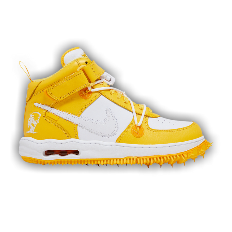 NIKE AIR FORCE 1 MID X OFF-WHITE YELLOW