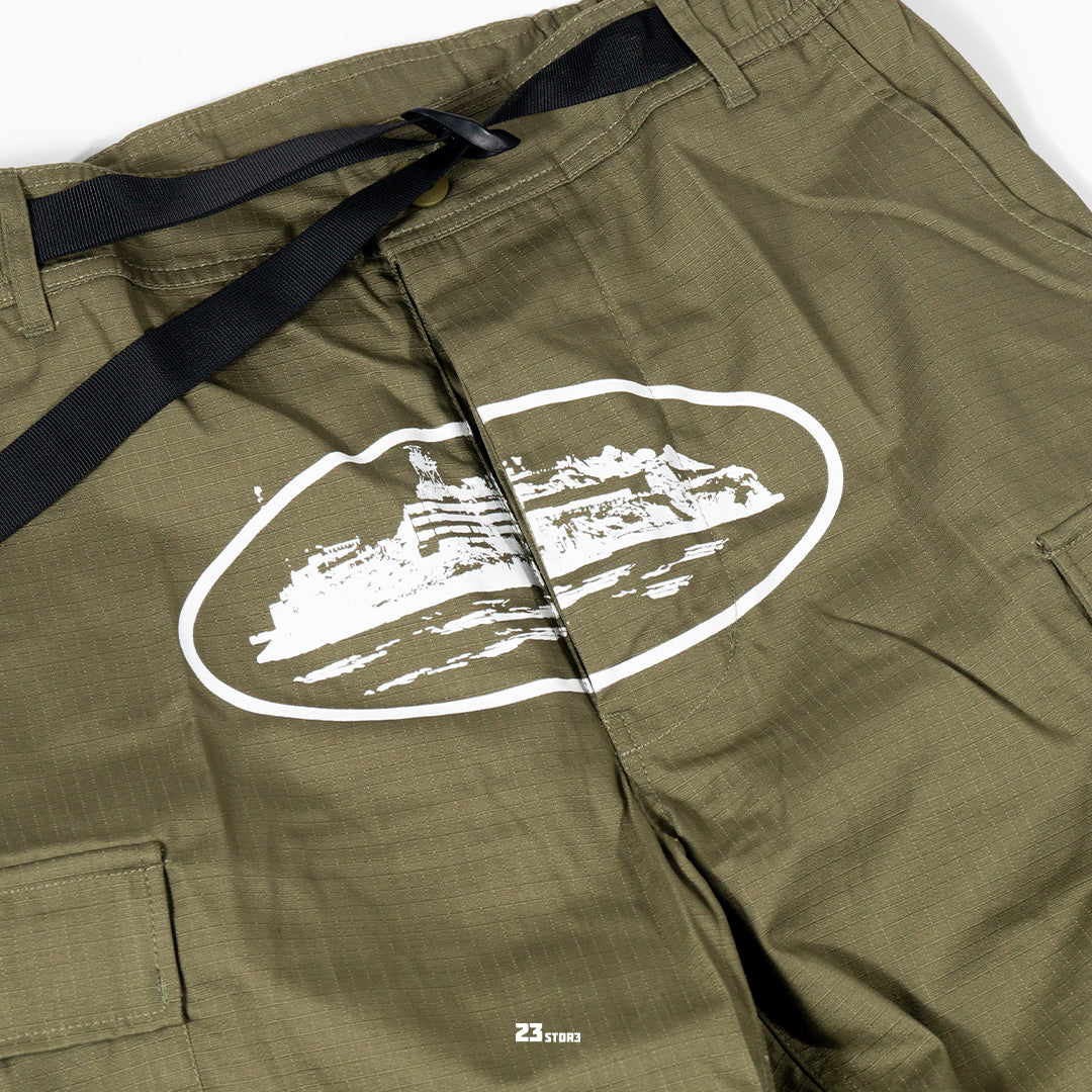 CORTEIZ GUERILLAZ KHAKI GREEN CARGOS