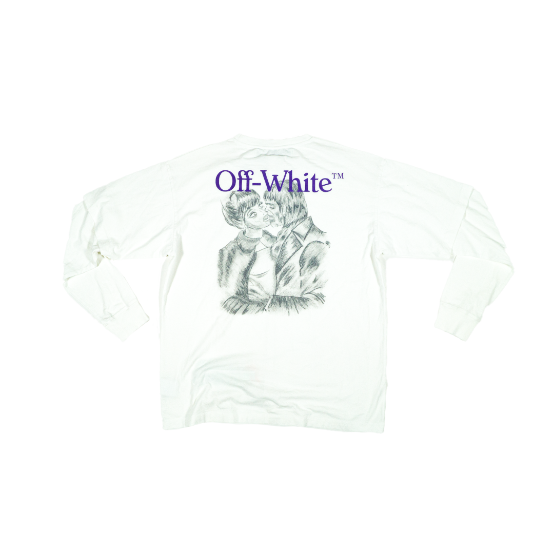 OFF-WHITE DRAWIN LONGSLEEVE / TEE