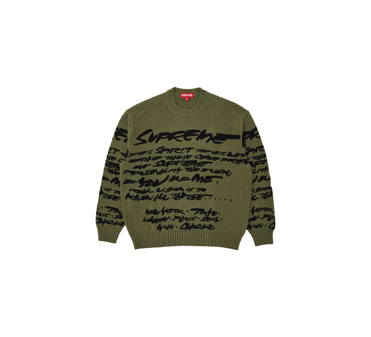 SUPREME X FUTURA SWEATER