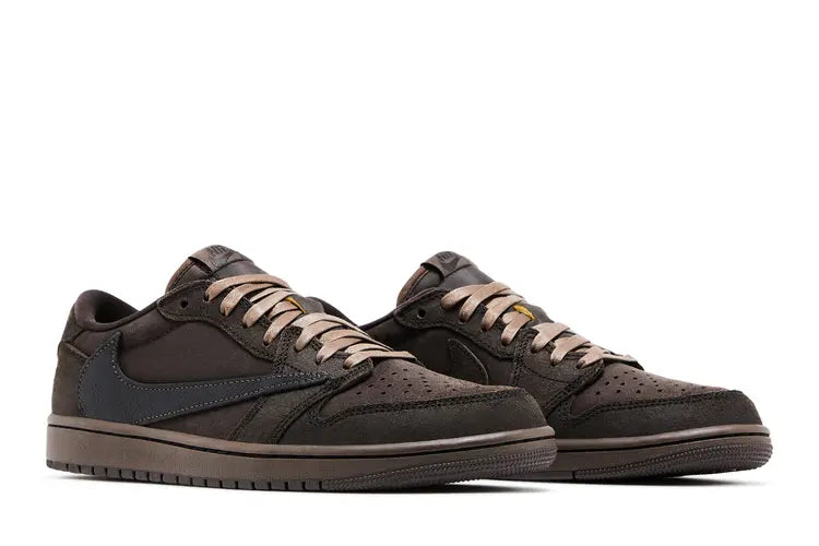 NIKE AIR JORDAN 1 LOW X TRAVIS SCOTT VELVET BROWN