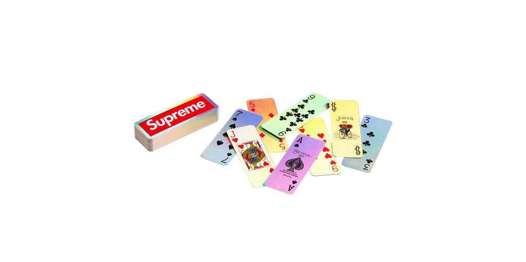 SUPREME X BICYCLE MINI HOLOGRAPHIC SLICE CARDS