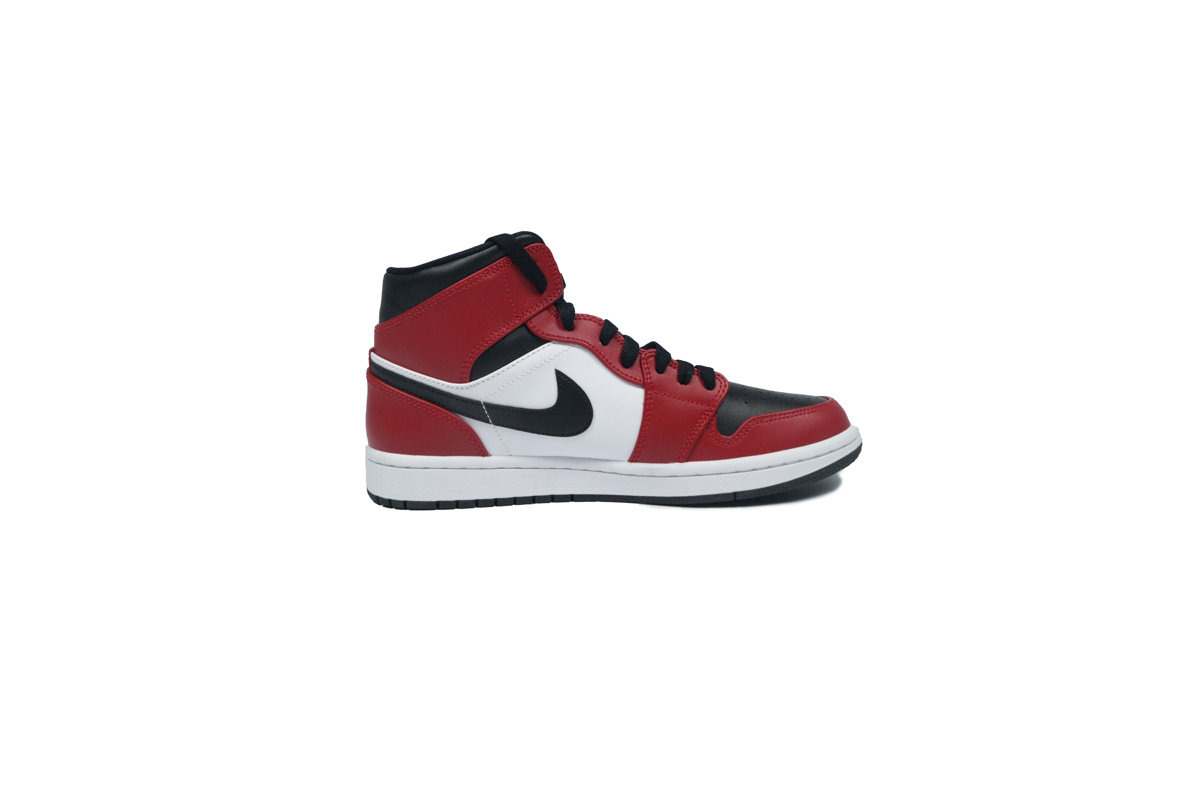 NIKE AIR JORDAN 1 MID "CHICAGO BLACK TOE"