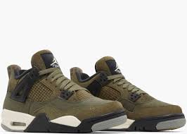 NIKE AIR JORDAN 4 MEDIUM OLIVE GS