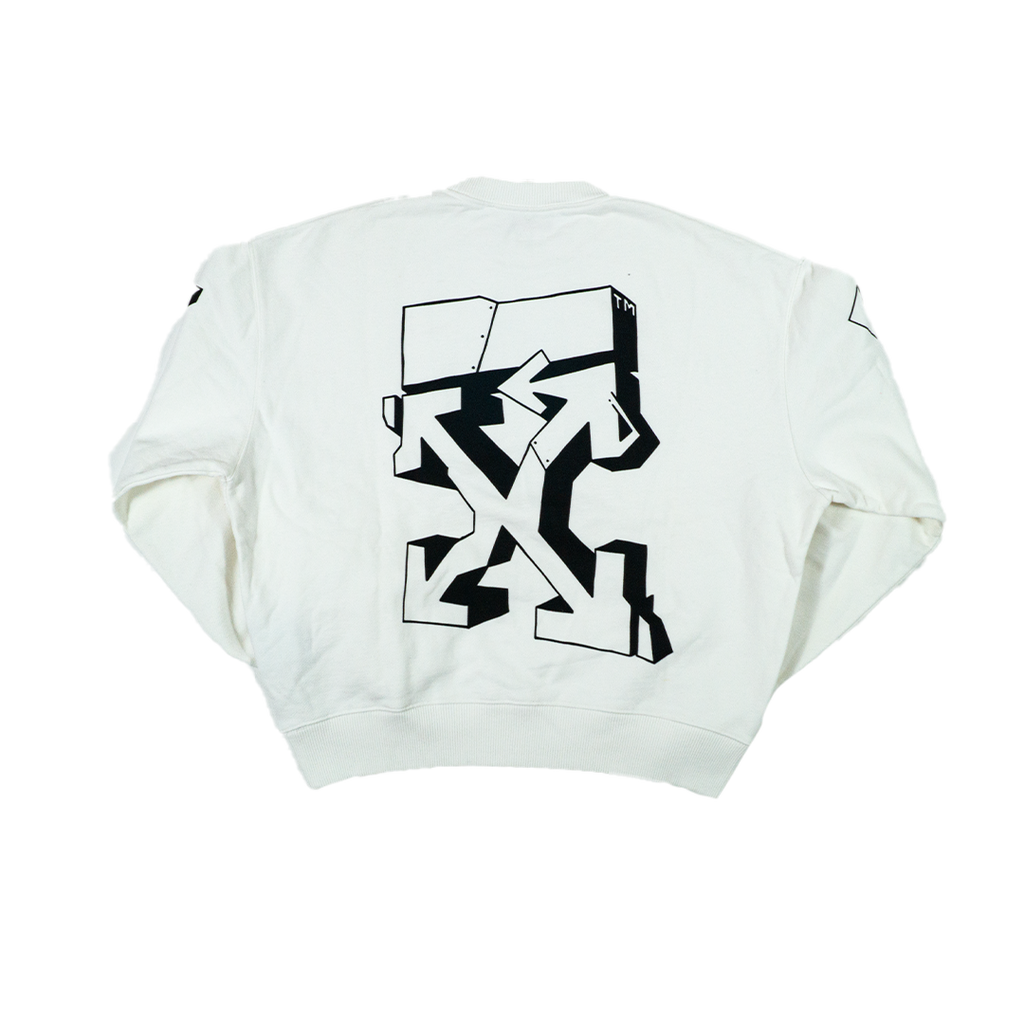 OFF-WHITE CONSTRUCTION CREWNECK