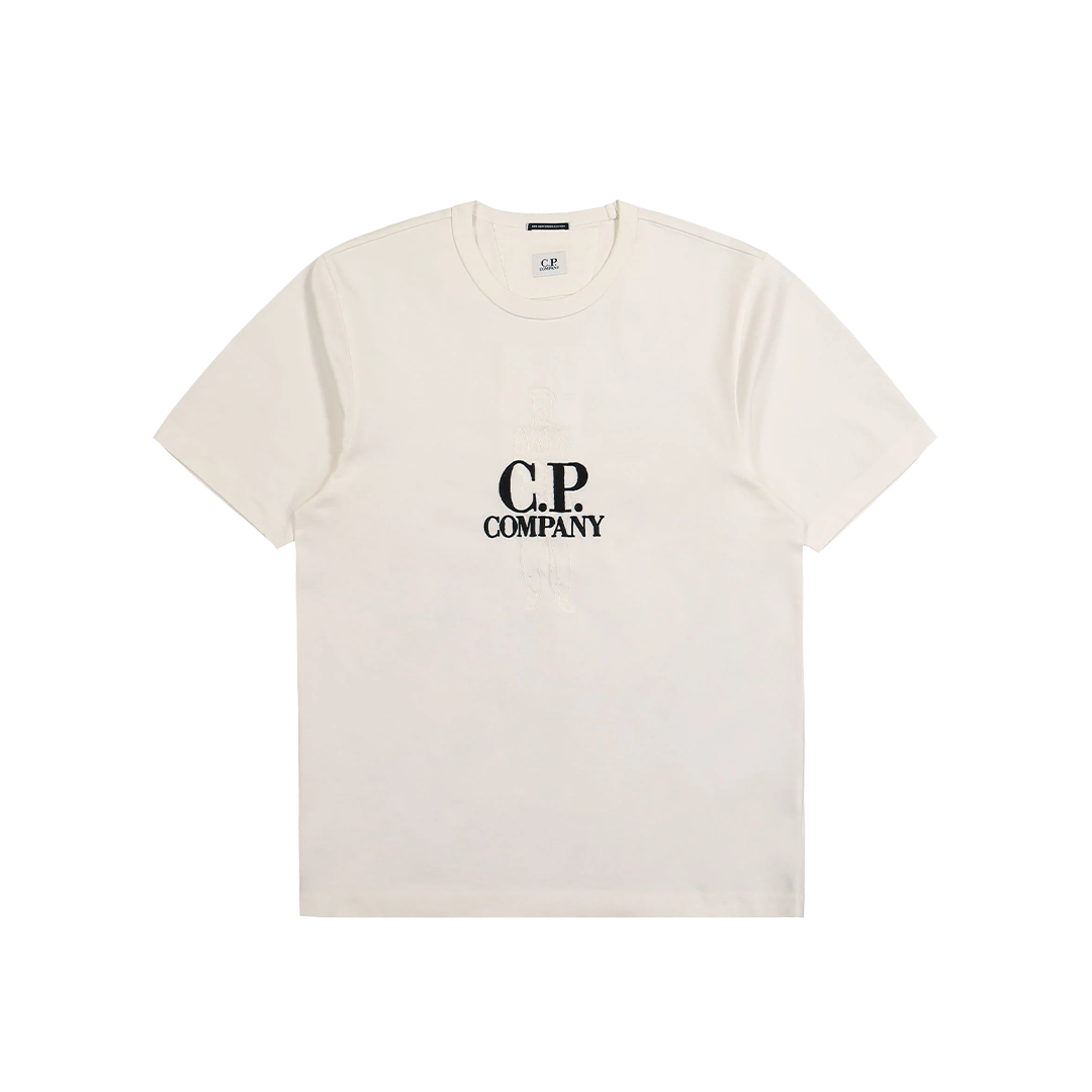 C.P. COMPANY TWISTED BRITISH TAILOR EMBROIDERY TEE
