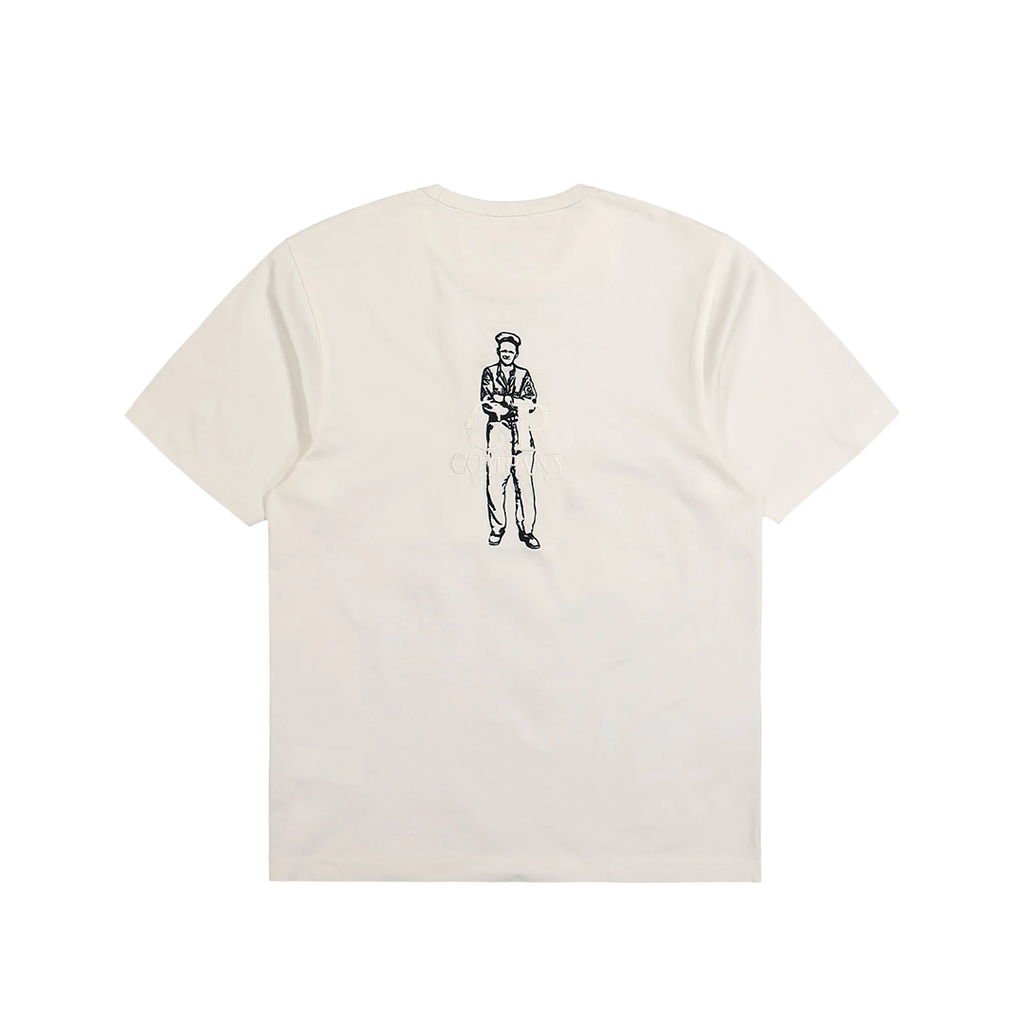 C.P. COMPANY TWISTED BRITISH TAILOR EMBROIDERY TEE